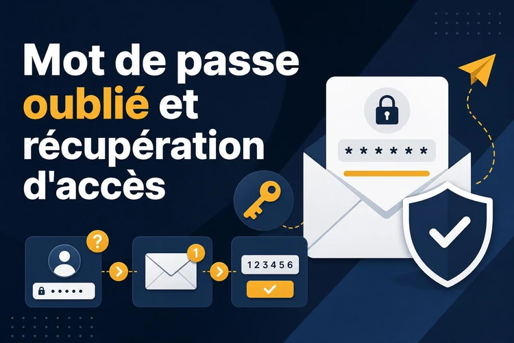 Mot de passe oublié et récupération d'accès