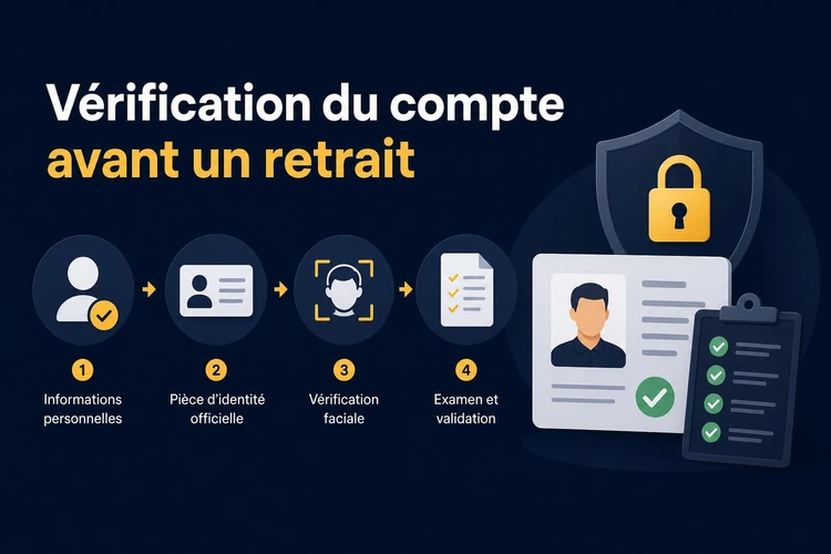 Vérification du compte avant un retrait